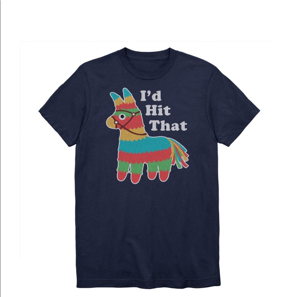I’D Hit That Funny Piñata Short Sleeve Tee Size M